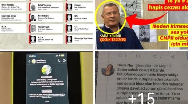 Cem Murat Yazdı: CHP’de Cinsel Taciz Olayları