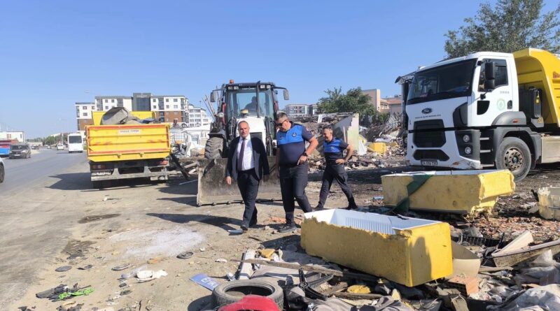 Edirne Güney Çevre Yolundaki Hurdacılarda Taşınma Başladı