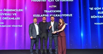 “Trakya’nın Kuşlarını Halkalıyoruz” Projesine Altın Ödül