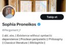 Sophia Proneikos Yazdı: Geçmiş bir yük değil, bir dildir…