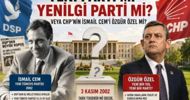 Ömer Çelikdönmez Yazdı: Yeni Parti mi Yenilgi Parti mi veya CHP’nin İsmail Cem’i Özgür Özel mi?