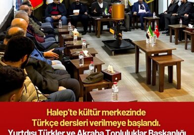 Halep’te Türkçe Dersleri Başladı