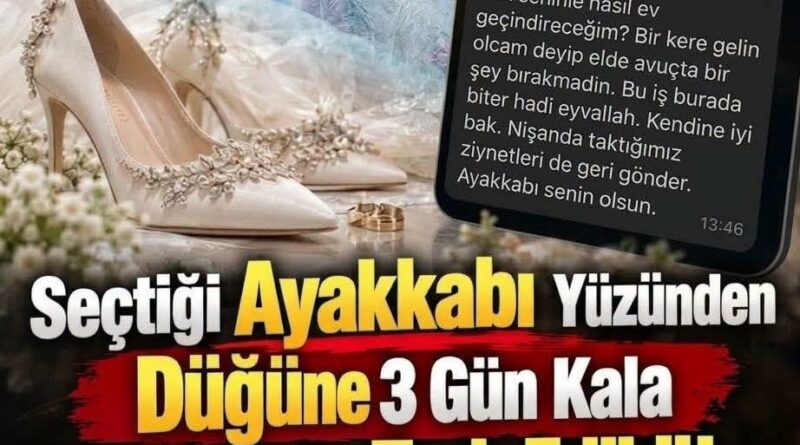 Tevfik Yaşar Tekeli Yazdı: Gelin Ayakkabısı Evliliği Bitirdi